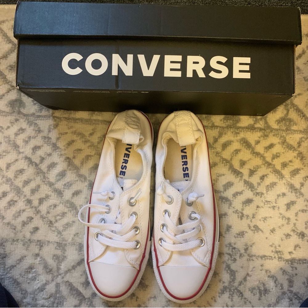 NWB Converse White CT Shoreline Slip Women 6